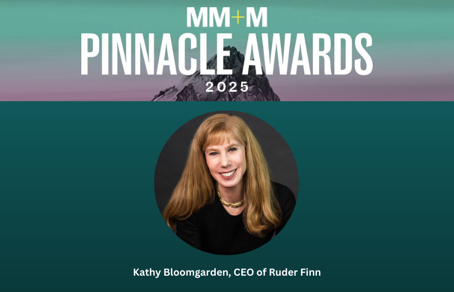 Ruder Finn CEO Kathy Bloomgarden Selected as Medical Marketing & Media 2025 Pinnacle Award Honoree